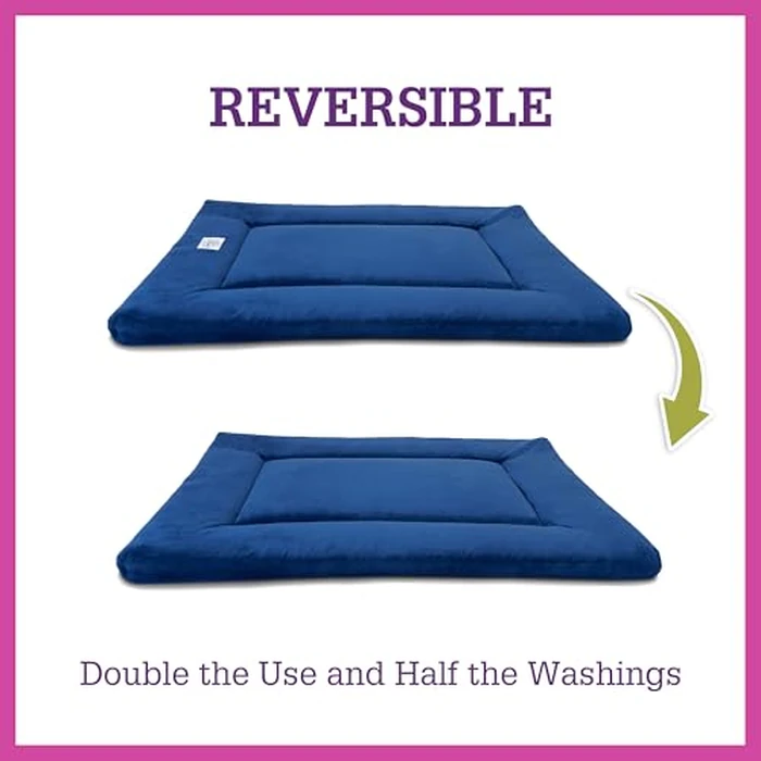 Pet Dreams Dog Crate Pad - Washable Kennel Mat, Crate Pads for Dog Cages, Non-Toxic, Flat Indoor Cat Bed, Fits iCrate 18, 24, 30, 36, 42, 48 Inches (Pink, Small, 24") by Pet Dreams - Image 3