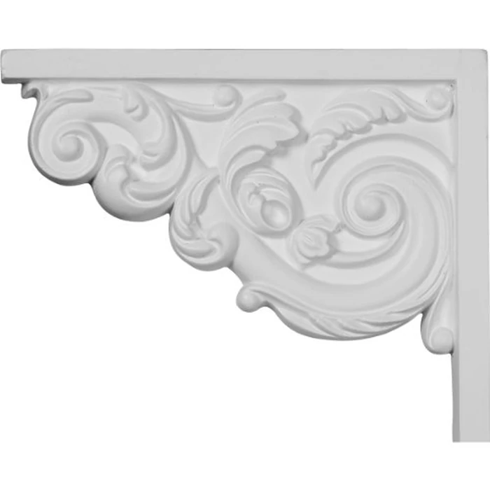 Ekena Millwork SB08X07AS-L 8 3/4" W by 7 1/8" H by 5/8" D Small Ashford Stair Bracket, Left by Ekena Millwork - Image 2