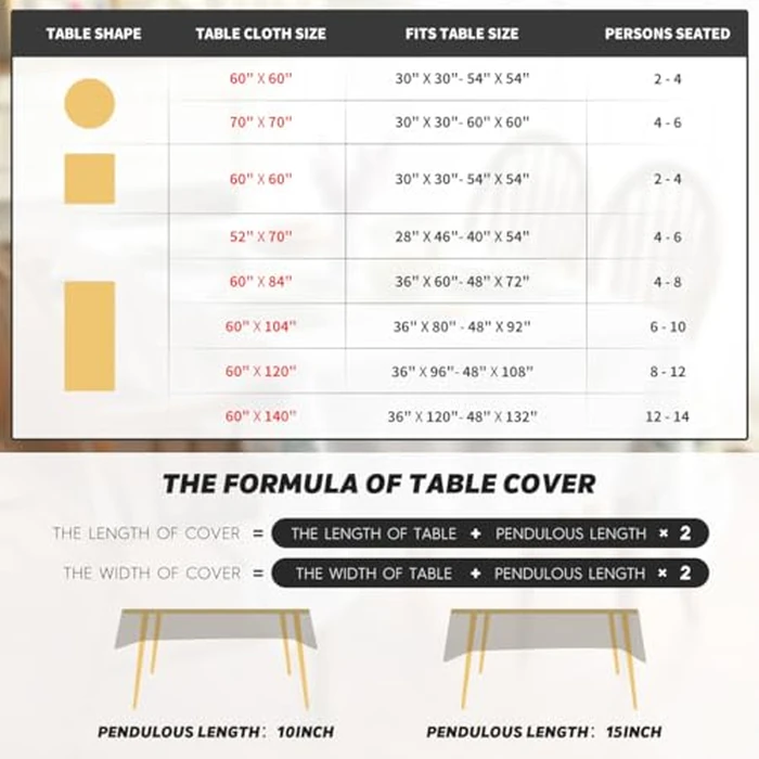 Horaldaily Boho Bohemia Style Tablecloth 60x60 Inch Round, Vintage Country Rustic Farmhouse Magical Washable Seasonal Table Cover for Party Picnic Dinner Decor by Horaldaily - Image 6