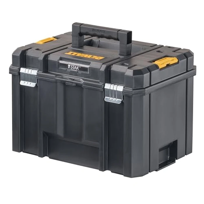 DEWALT TSTAK Tool Box, Extra Large Design, Removable Tray for Easy Access to Tools, Water and Debris Resistant (DWST17806) by DEWALT - Used - Like New condition