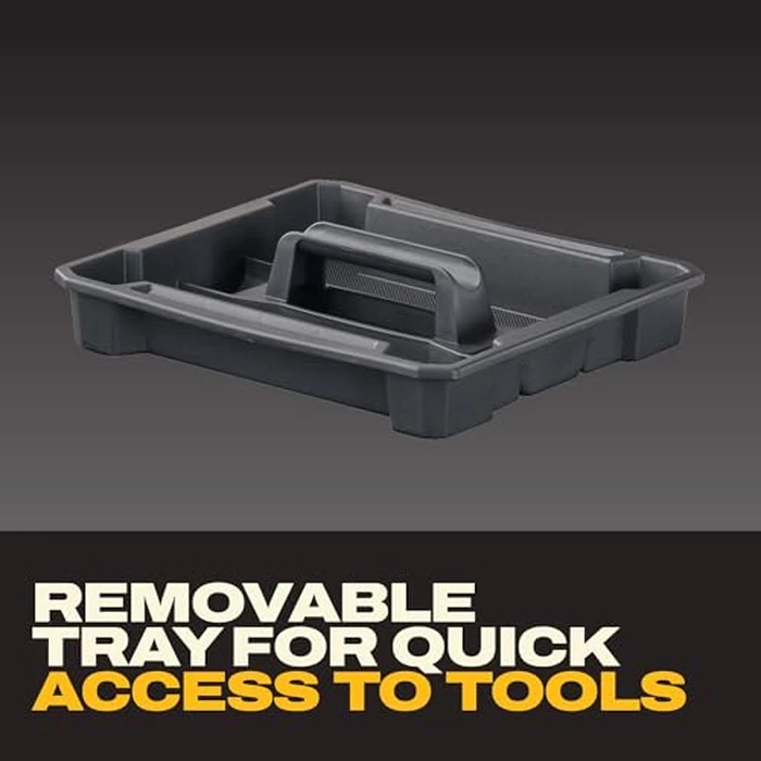 DEWALT TSTAK Tool Box, Extra Large Design, Removable Tray for Easy Access to Tools, Water and Debris Resistant (DWST17806) by DEWALT - Image 6