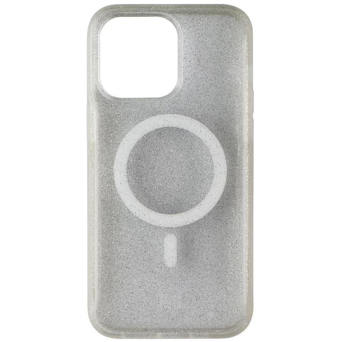 Incipio AeroGrip Phone Case with MagSafe for iPhone 15 Pro Max - Clear Glitter by Incipio - Refurbished - Premium condition - US$10.14