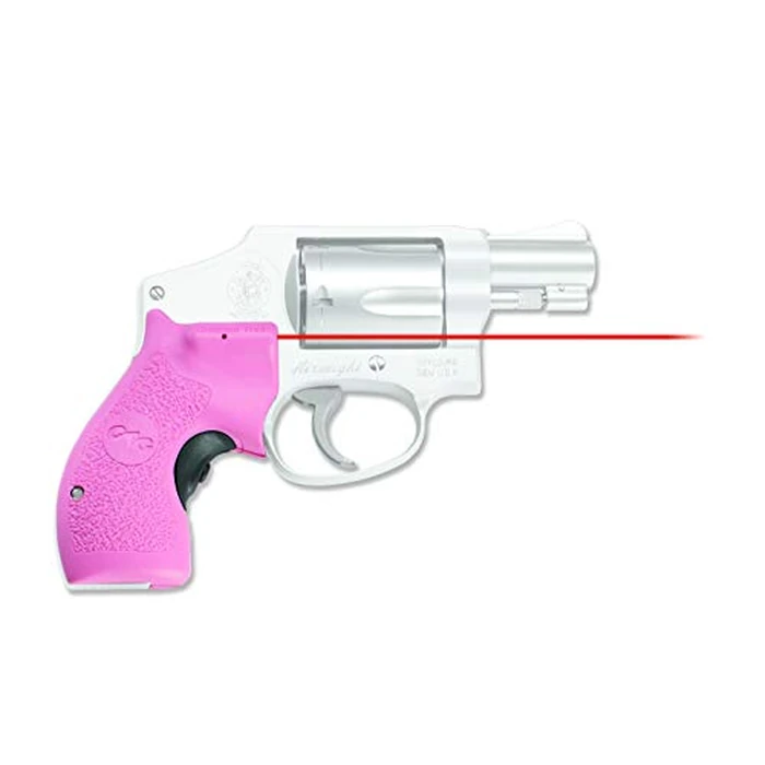 Crimson Trace LG-105 Lasergrips Laser Sight with Instinctive Activation for Smith & Wesson J-Frame Round Butt Revolvers by Crimson Trace - Image 1