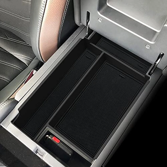 SHAOHAO for 2025 2026 Nissan Pathfinder Center Console Organizer Tray 2022 2023 2024 2025 2026 Pathfinder S/SV/SL/Rock Creek/Platinum Armrest Storage Box Pathfinder 2025 2026 Accessories Organizer by SHAOHAO - Image 1