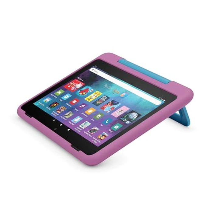 Amazon Kid-Friendly Case for Fire HD 8 tablet (Only compatible with 12th generation tablet), Jungle Cat by Amazon - Used - Like New condition - US$31.01