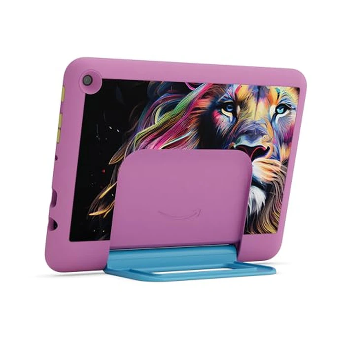 Amazon Kid-Friendly Case for Fire HD 8 tablet (Only compatible with 12th generation tablet), Jungle Cat by Amazon - Image 2