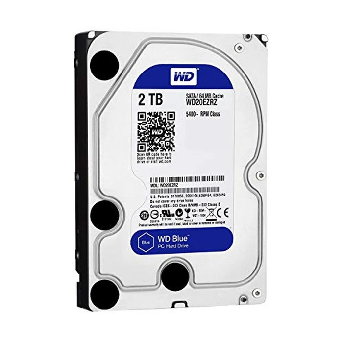 Western Digital 2TB WD Blue PC Hard Drive - 5400 RPM Class, SATA 6 Gb/s, , 64 MB Cache, 3.5" - WD20EZRZ by Western Digital - Image 2
