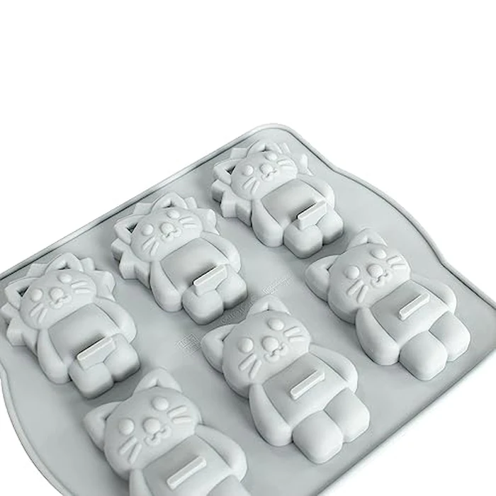 Silicone Mold for Cake DIY Baking Chocolate Eco-Friendly Cake Mold Candy Chocolate Cake Mould Baking DIY Kitchen Accessiories (Lion Cat Q_7.92 X7 X0.76 inch) by mostsom - Image 8