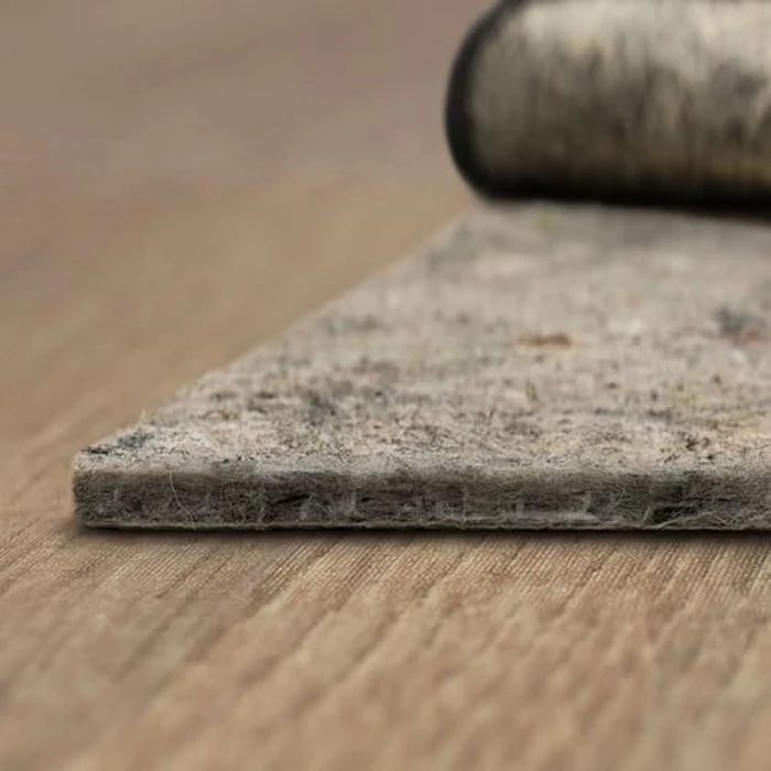 Mohawk Home Non Slip Rug Pad 6' x 9'- 1/4" Thick Felt + Latex Rubber Gripper - Dual Surface Cushion for Hardwood, Carpet, Tile Floors, Made in USA by Mohawk Home - Used - Like New condition