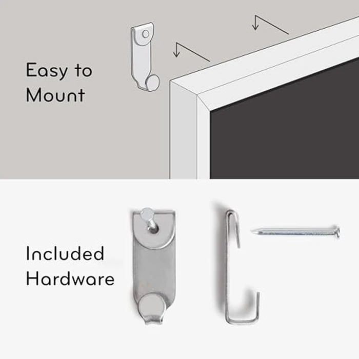 U Brands Magnetic Whiteboard 24" x 36", Black Wood Frame Dry Erase Board, Wall Mounted White Board for Office, Classroom, Home, Planning & Organization by U Brands - Image 5