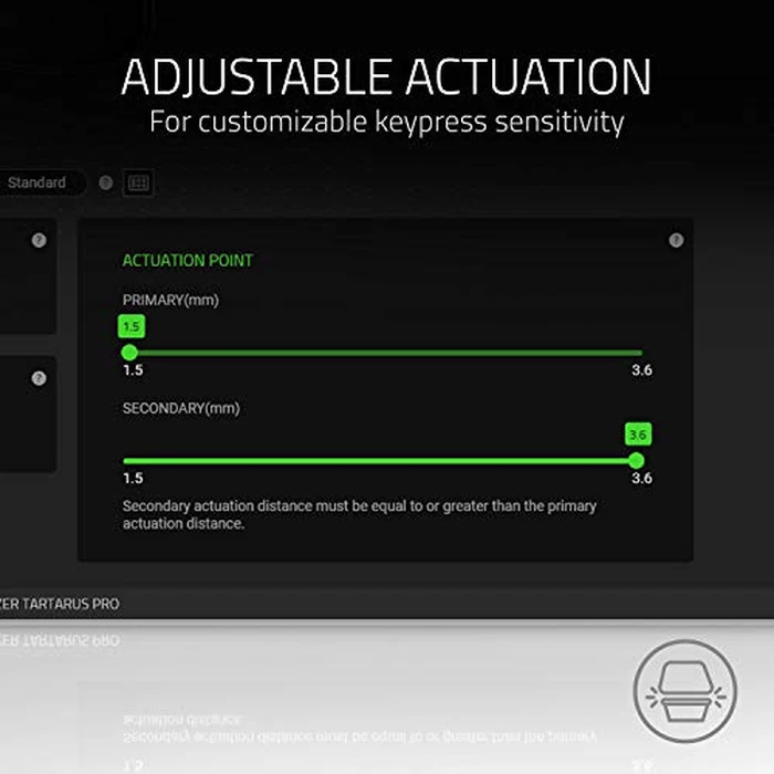 Razer Tartarus Pro Gaming Keypad: Analog-Optical Key Switches - Rapid Trigger - Adjustable Actuation - 32 Programmable Keys - Customizable Macros - Chroma RGB Lighting - Mercury White by Razer - Image 3