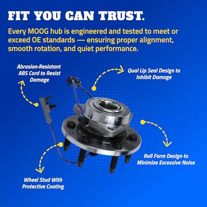 MOOG 515195 Wheel Bearing and Hub Assembly for Ford F-150 by MOOG - Image 3