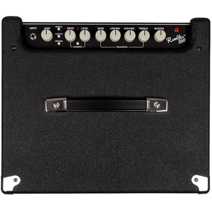 Fender Rumble 100 V3 Bass Amp for Bass Guitar, 100 Watts, with 2-Year Warranty 12 Inch Eminence Speaker, Overdrive Circuit, Tone Voicing, Effects Loop and Direct XLR Output by Fender - Image 2
