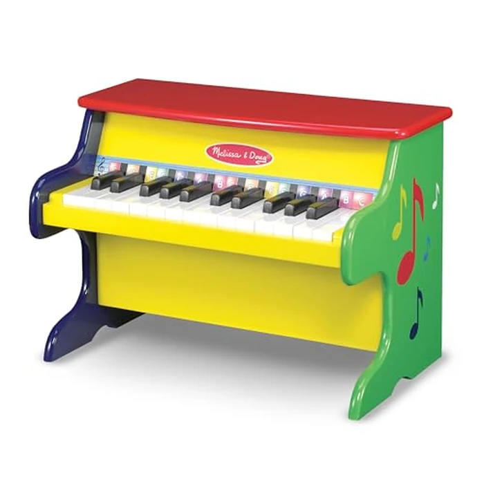 Melissa & Doug Learn-to-Play Piano with 25 Keys and Color-Coded SongbookToy Piano Kids, Toddler Toys for Ages 3+ by Melissa & Doug - Image 1