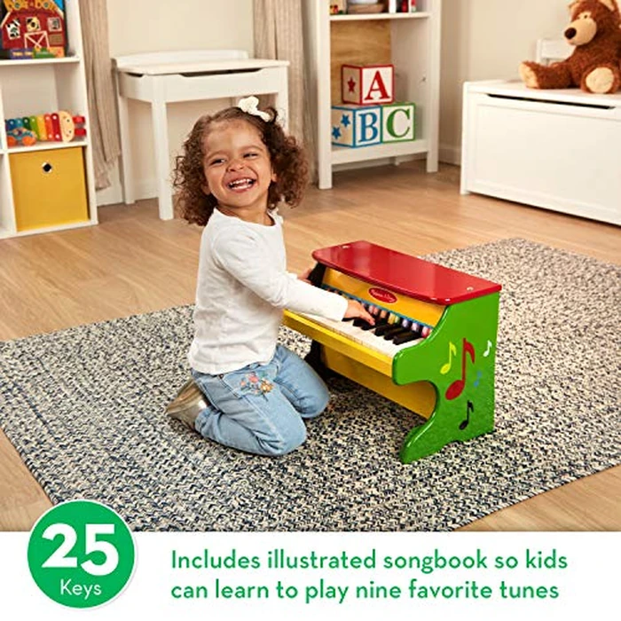 Melissa & Doug Learn-to-Play Piano with 25 Keys and Color-Coded SongbookToy Piano Kids, Toddler Toys for Ages 3+ by Melissa & Doug - Image 2