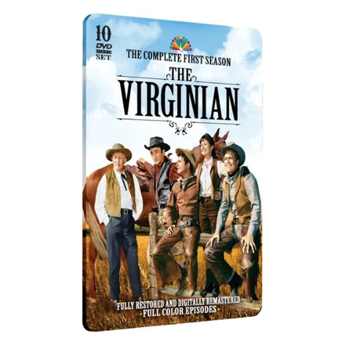 The Virginian - Complete First Season on 10 DVDs - Limited Edition Embossed Collector's Tin! Plus Bonus Interview DVD! by TIMELESS MEDIA GROUP - Used - Very Good condition