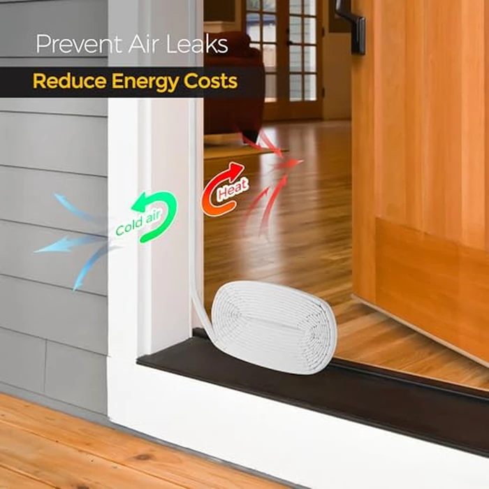 Weather Stripping Door Seal Strip Soundproof Q Foam Weather Stripping for Door Frame, Exterior Door Weather Stripping for Large Gap by Ravinte - Image 3