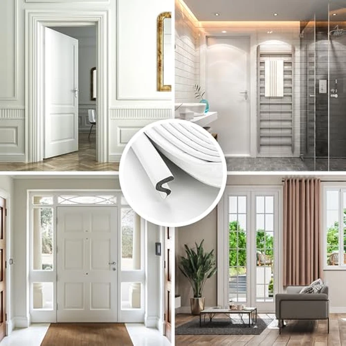 Weather Stripping Door Seal Strip Soundproof Q Foam Weather Stripping for Door Frame, Exterior Door Weather Stripping for Large Gap by Ravinte - Image 8