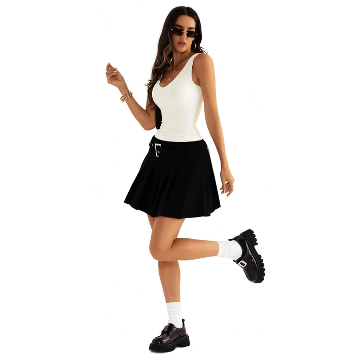 EasyGala Womens V Neck Tank Tops Sleeveless Double Lined Basic Tops Slim Fit Summer Shirts 2025 Cream White by EasyGala - Image 6