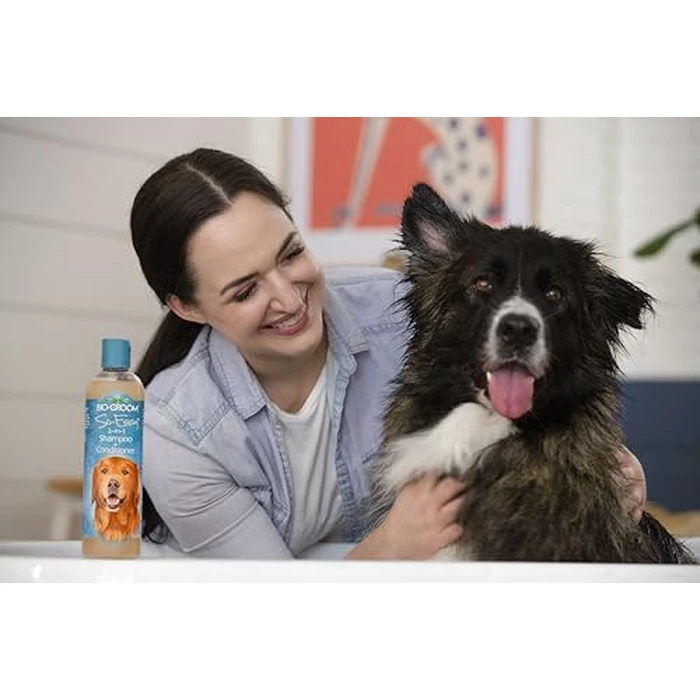 Bio-Groom So Easy 2 in 1 Shampoo & Conditioner - Dog & Puppy Shampoo and Conditioner, Detangling Dog Wash for Grooming, Soap Free, 12:1 Concentration - Refreshing Fruit Scent, 12 fl oz by Bio-groom - Image 2