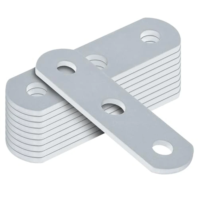 YIDU69Q 10 Pcs 3 Hole Square Metal Plate for 3" Wide U Bolt, Electro-Galvanized by YIDU69Q - Used - Like New condition