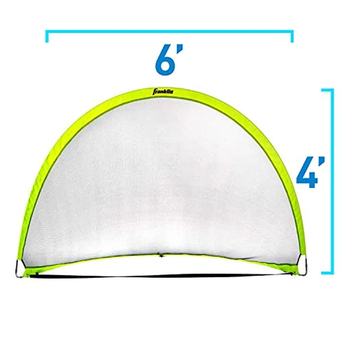 Franklin Sports Pop-Up Dome Shaped Soccer Goals - 6' x 4' (2 Goals) by Franklin Sports - Image 2