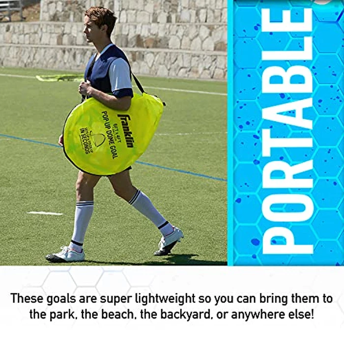 Franklin Sports Pop-Up Dome Shaped Soccer Goals - 6' x 4' (2 Goals) by Franklin Sports - Image 3