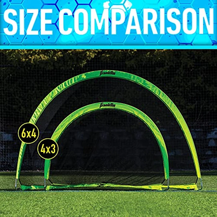 Franklin Sports Pop-Up Dome Shaped Soccer Goals - 6' x 4' (2 Goals) by Franklin Sports - Image 7
