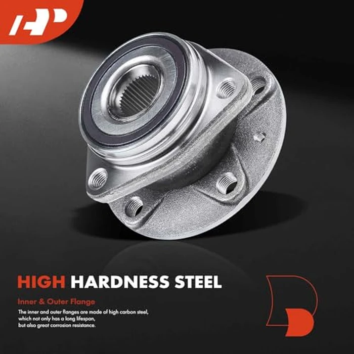 A-Premium Wheel Hub and Bearing Assembly Compatible with Audi A3 Quattro Q3 S3 TT Quattro Volkswagen Arteon Golf R GTI Jetta Tiguan Left or Right by A-premium - Image 3