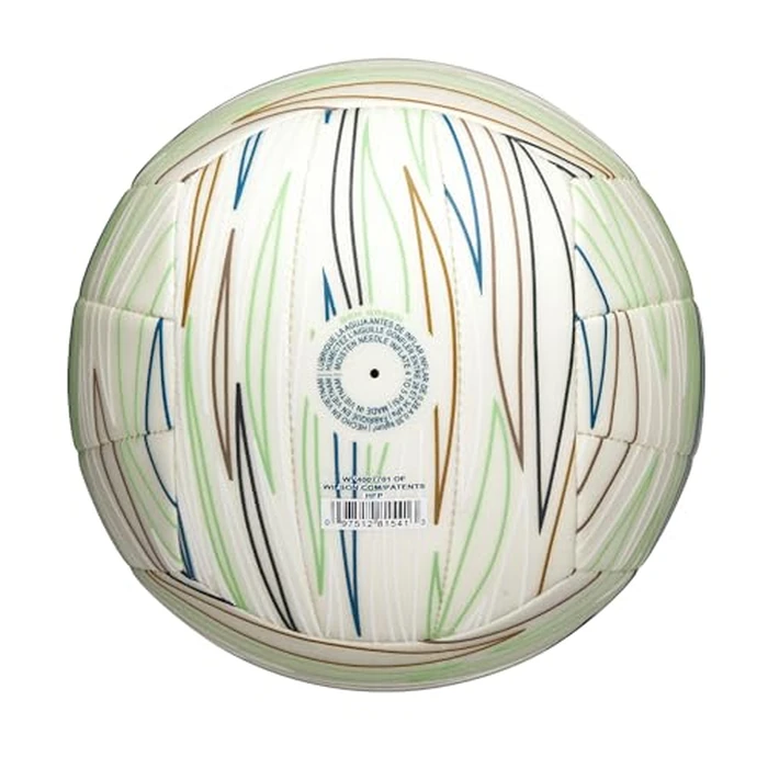 WILSON Shoreline Gen Green Volleyball - Official Size, White/Blue by WILSON - Image 6
