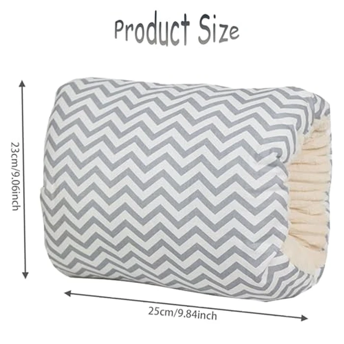 AEIMIAIDE Breastfeeding Pillow, Baby Nursing Pillow, Soft Cotton Bottle Feeding Pillows（Wavy Striped） by AEIMIAIDE - Image 2