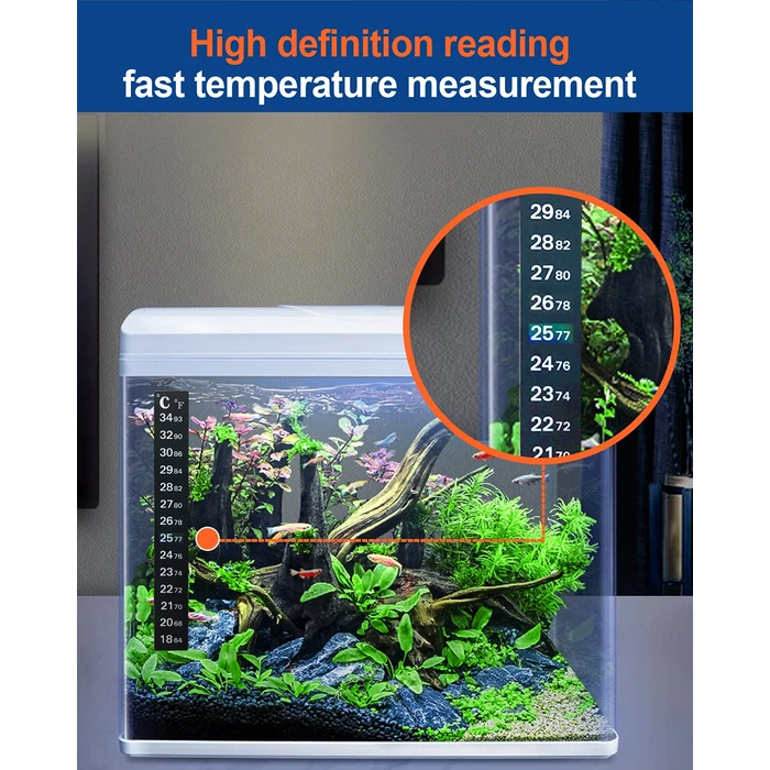 QZQ Aquarium Gravel Cleaner [2026 Edition] Vacuum Fish Tank Vacuum Cleaner Tools for Aquarium Water Changer with Aquarium Thermometers Fish Net kit Use for Fish Tank Cleaning Gravel and Sand by QZQ - Image 5