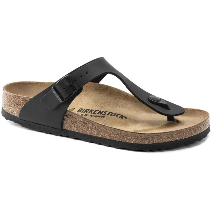 Birkenstock Gizeh Birko-Flor Regular Fit Unisex Sandals - 5 - Black by Birkenstock - Refurbished - Excellent condition - US$106.07