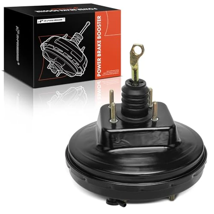 A-Premium Vacuum Power Brake Booster Compatible with Ford F-150 1988-1993, F-200 1988-1990, F-250 1989-1992, Bronco 1989-1993, 3.8L 4.9L 5.0L 5.8L 7.3L 7.5L, OHV, Petrol, Without Master Cylinder by A-premium - Image 1