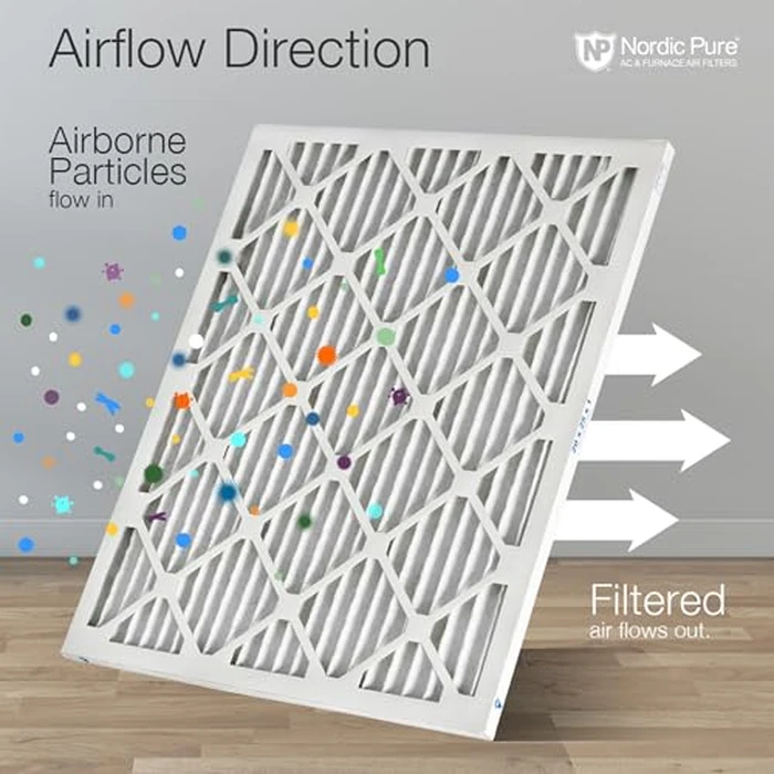 Nordic Pure 16x25x1 (Actual Size: 15 1/2 x 24 1/2 x 3/4) Pleated MERV 12 Air Filters 6 Pack by Nordic Pure - Image 6