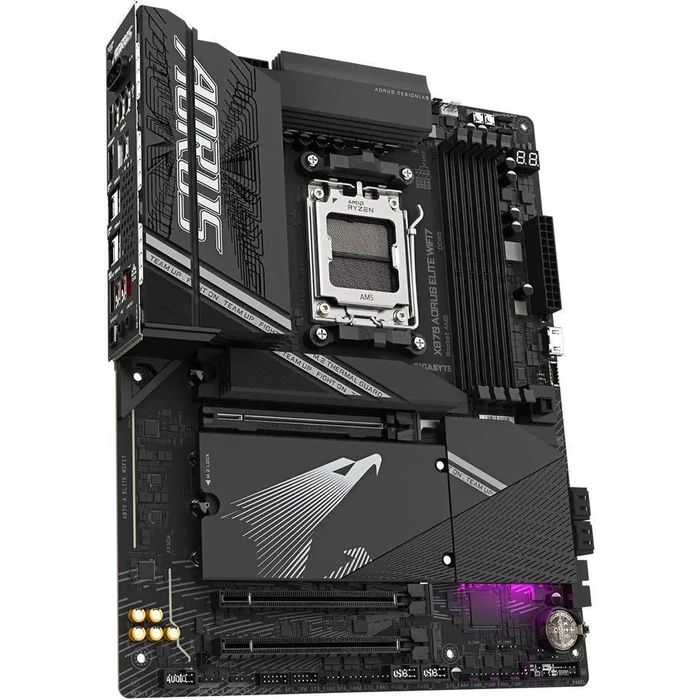 GIGABYTE X870 AORUS ELITE WIFI7 AM5 LGA 1718, ATX, DDR5, 4x M.2, PCIe 5.0, USB4, Wi-Fi 7, 2.5GbE LAN, EZ-Latch, 5-Year Warranty by GIGABYTE - Image 4