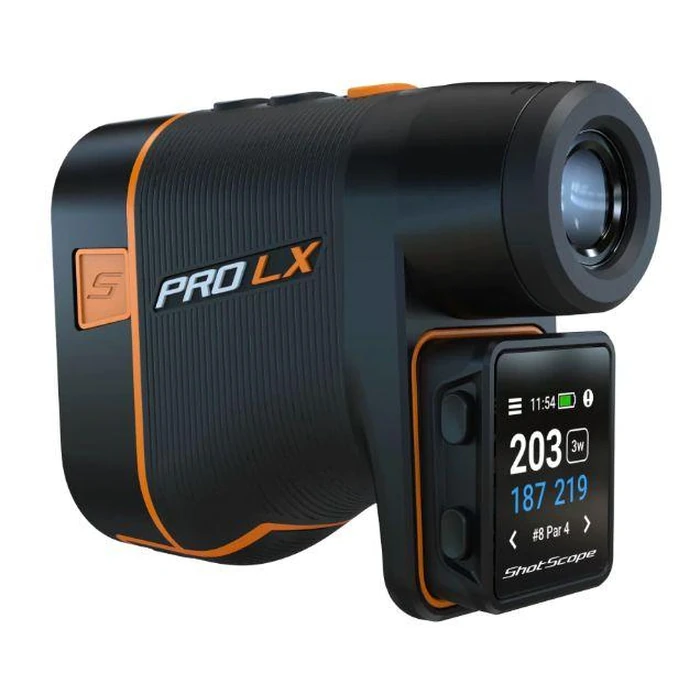 Shot Scope PRO LX+ (2nd Gen) Laser Rangefinder with GPS Attachment - Orange by Shot Scope - Refurbished - Excellent condition - CA$475.98