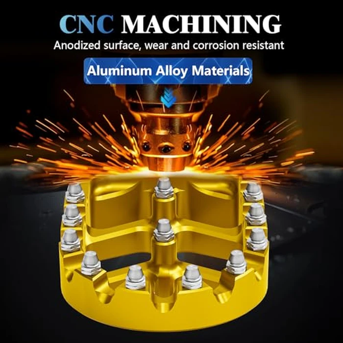 IUVWISN Electric Dirt Bike Wider Foot Pegs Footpegs CNC for Surron Sur Ron LBX ERide Pro SS 2.0 3.0 E-Ride Pro SR/S 79Bike Falcon GT Ventus One Gold by IUVWISN - Image 3