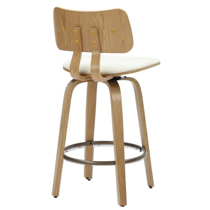 26" Counter Stool w/Swivel, Fabric by !nspire - Image 3