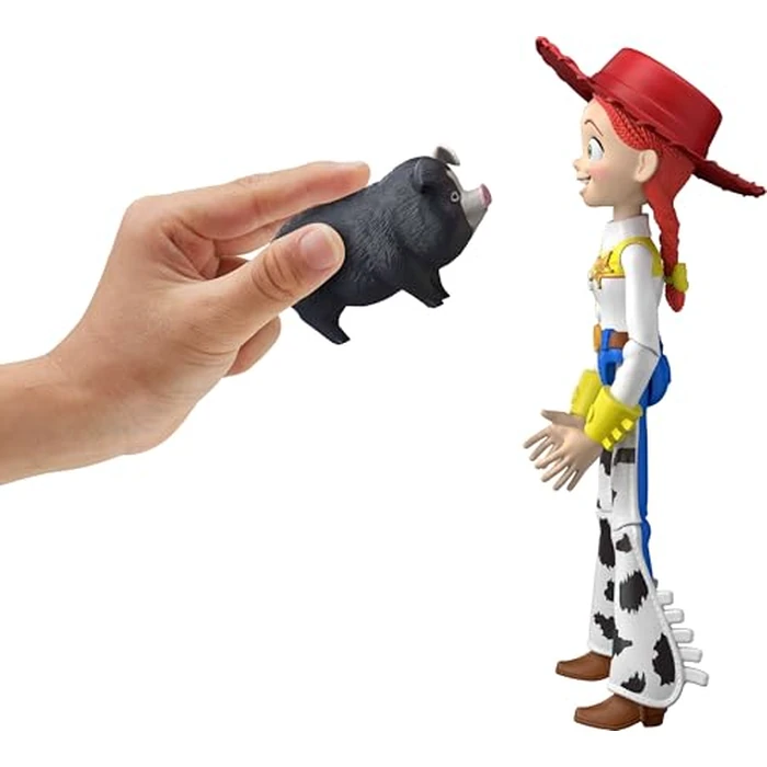 Mattel Disney and Pixar Toy Story 5 Critter Talk Jessie, 12 Inch Posable Action Figure Toy & Jimmy Dean, 35 Plus Movie Sounds & Phrases by Mattel - Image 3
