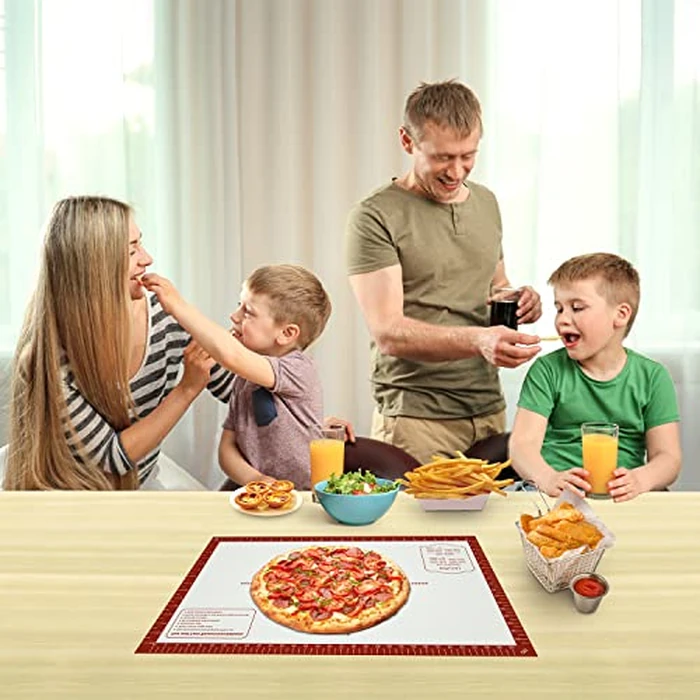 Silicone Baking Mat, Non Stick Pastry Mat Sheet for Dough Rolling, Nonslip Fondant/Pie Crust Mat, Counter Mat Oven Liner Mat for Making Cookies Macarons Bread Baking Supplies Extra Large 26 x 16 Inch by Mimekitchen - Image 7