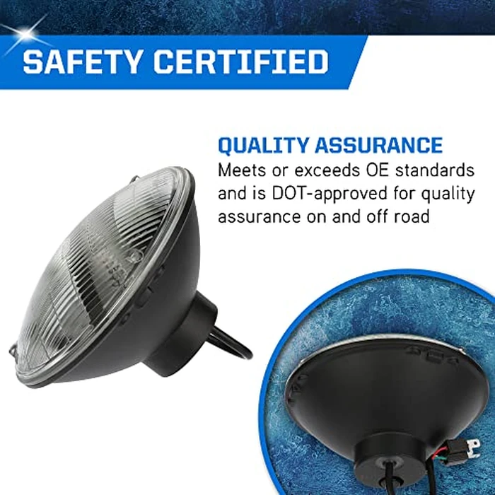 PEAK H6024 Sealed Beam 6000K LED Headlight by Peak - Image 3