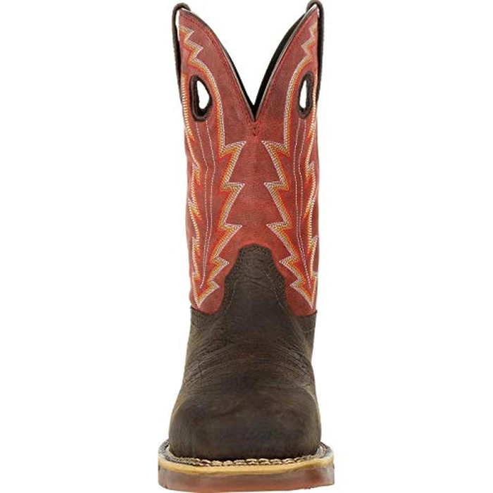 ROCKY Long Range Composite Toe Waterproof Western Boot Size 10(W) Brown and Red by ROCKY - Image 3