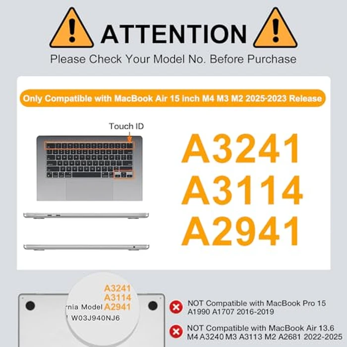 MOSISO Compatible with MacBook Air 15 inch Case M5 2026 M4 2025 M3 M2 2024 2023 A3448 A3241 A3114 A2941, Hard Shell&Keyboard Cover&Screen Film&Type C, Great for Study, Travel, Work,Garnet Red by MOSISO - Image 3