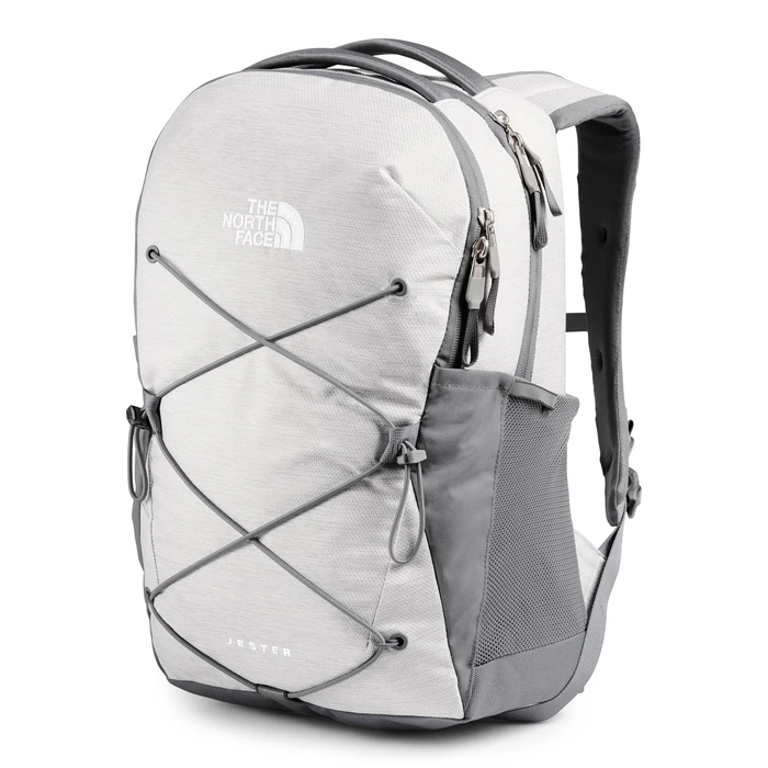 THE NORTH FACE Women's Everyday Jester Laptop Backpack - PFAS Free, TNF White Metallic Mélange/Mid Grey-NPF, One Size by The North Face - Image 2