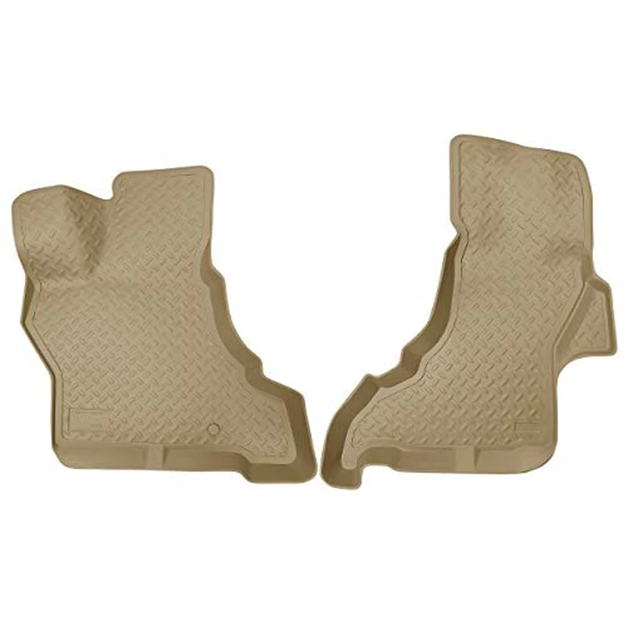 Husky Liners Classic Style Floor Mats | Fits 2003 - 2025 Ford E-350 Van SD; 2017 - 2025 Ford E-450 Van SD + More | Front Row, 2-pc Tan - 33253 by Husky Liners - Used - Very Good condition