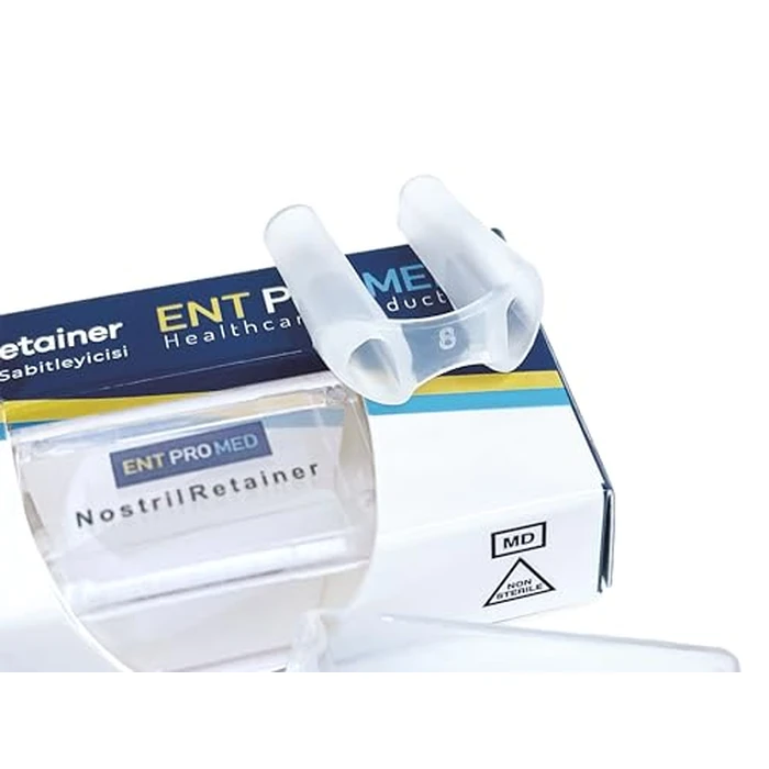 ENTPROMED Nostril Retainer, Silicone Tubes for Post Nasal Surgery, After Rhinoplasty by ENTPROMED - Used - Like New condition - US$12.05