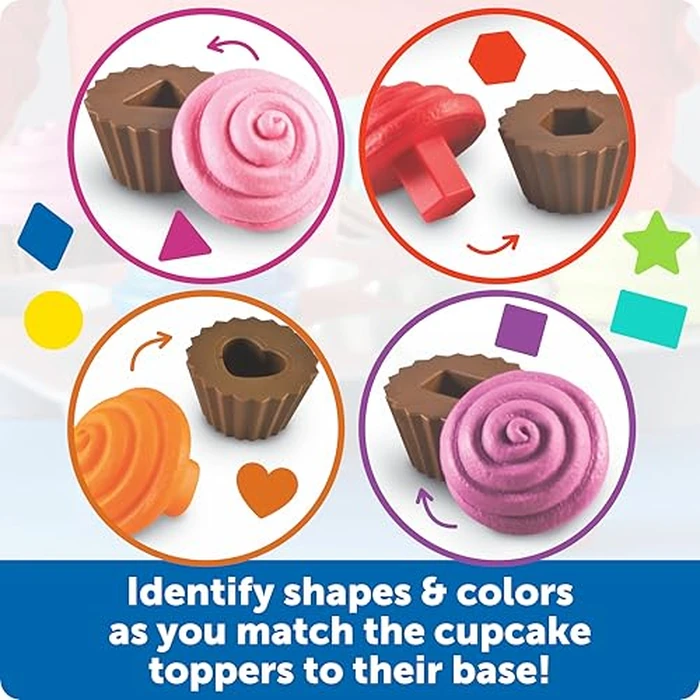 Learning Resources Smart Snacks Shape Sorting Cupcakes - Toddler Girl and Boys Toys, Play Food, Toy Kitchen Accesories, Fine Motor Skills, Preschool Montessori, Shape Sorter, Kids Birthday by Learning Resources - Image 3