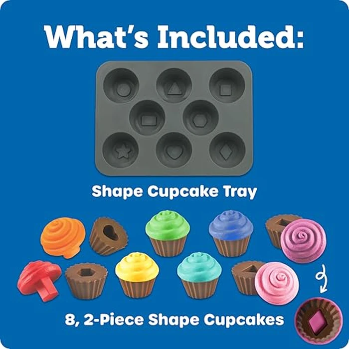 Learning Resources Smart Snacks Shape Sorting Cupcakes - Toddler Girl and Boys Toys, Play Food, Toy Kitchen Accesories, Fine Motor Skills, Preschool Montessori, Shape Sorter, Kids Birthday by Learning Resources - Image 6