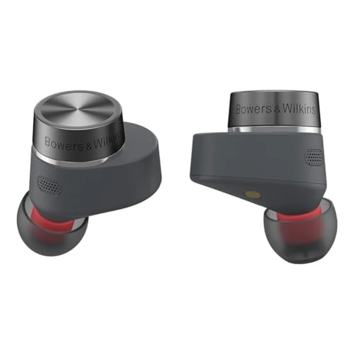 Bowers & Wilkins Pi5 S2 True Wireless Earbuds - Active Noise Cancellation, Qualcomm aptX Technology, Bluetooth, Crystal-Clear Calls, Wireless & 15-Minute Quick Charging, Storm Grey by Bowers & Wilkins - Used - Like New condition - CA$138.36